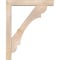 Ekena Millwork Olympic Block Smooth Bracket w/ Offset Brace, Douglas Fir, 5 1/2"W x 32"D x 40"H BKT0604X32X40OLY05SDF - alternate 4